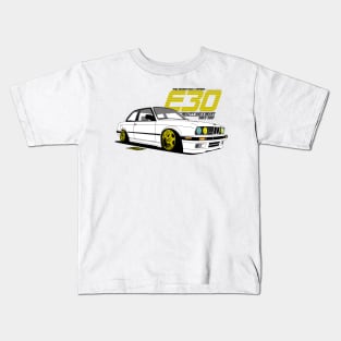 BMW E30 Beauty & Beast Kids T-Shirt